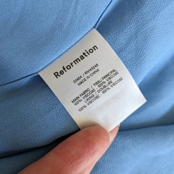 Reformation Smocked Elle Mini Dress - Picture 7 of 10